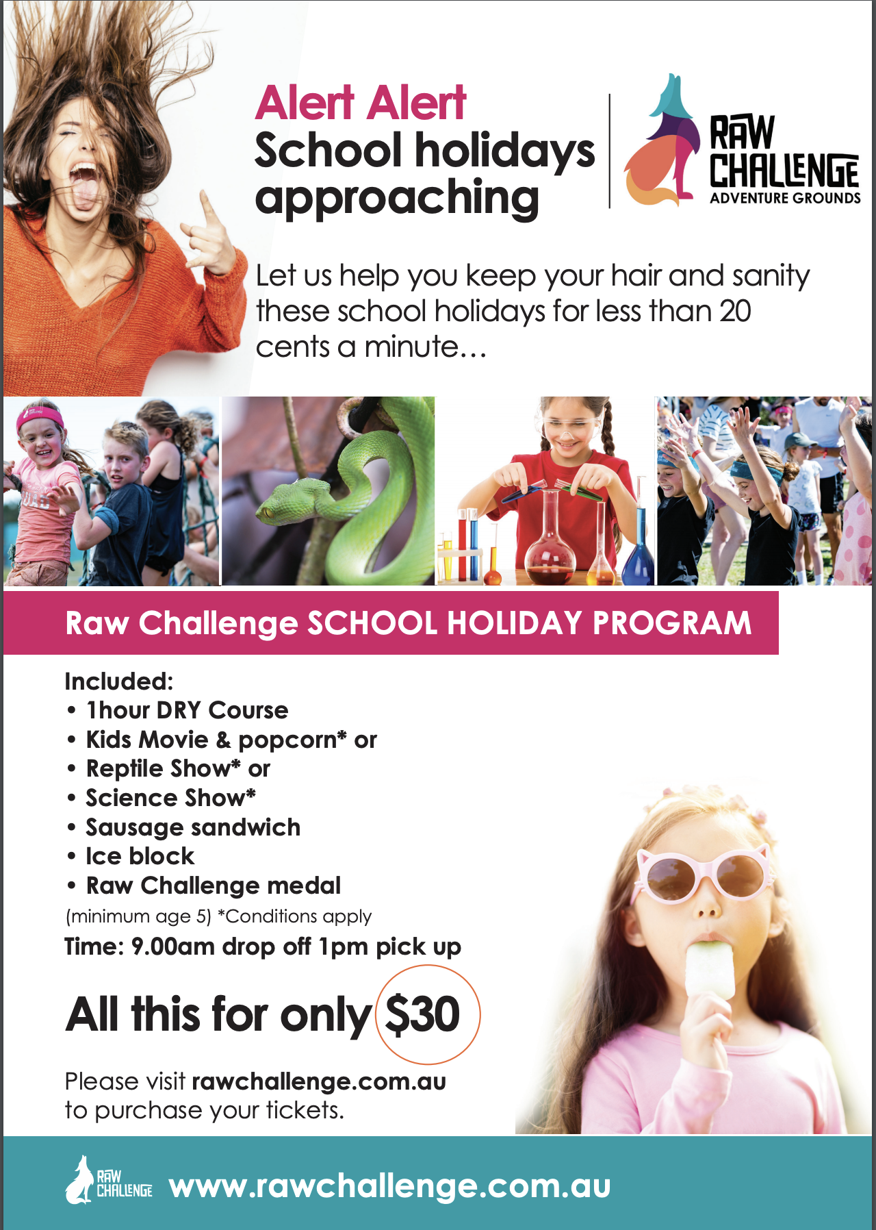 Raw Challenge |  Holiday Program