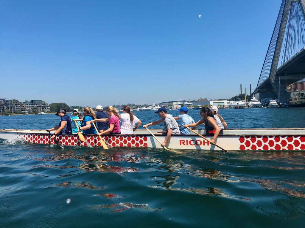 Leaps and Bounds Ahead Dragon Boat Racing School Holiday Program