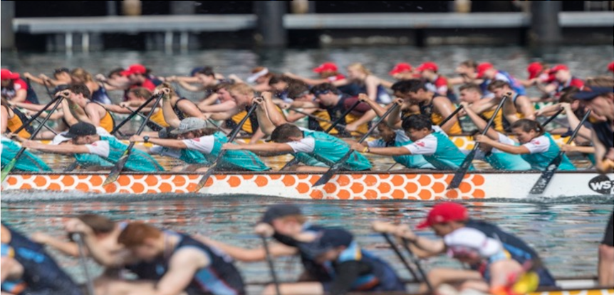 Leaps and Bounds Ahead Dragon Boat Racing School Holiday Program