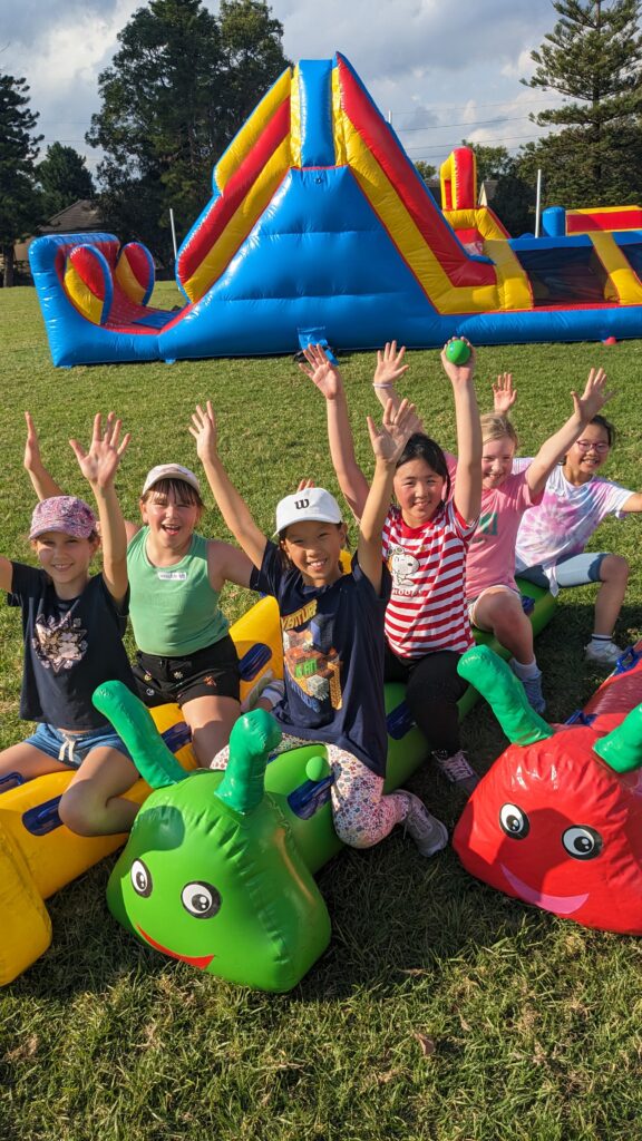 SISA school holiday programs, sports, fun, inflatable world, inflatable fun, bouncing castle school holidays fun,